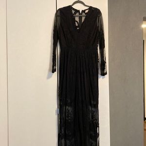 Black tie wedding dress